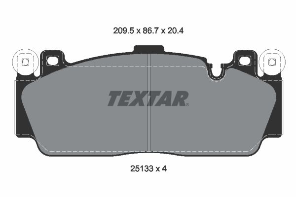 34112284869T 2513301 Brake Pad Set, disc brake