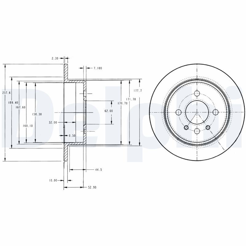34216755408DE BG2202 Brake Disc