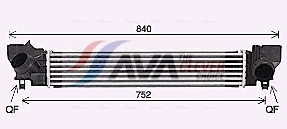 17517617597AQ BW4579 Charge Air Cooler