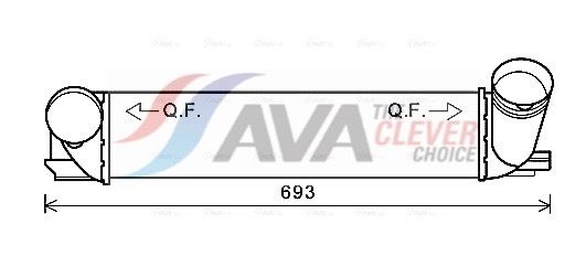 17517800682AQ BWA4473 Charge Air Cooler