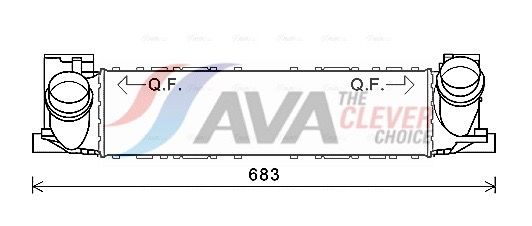 17517600530AQ BWA4464 Charge Air Cooler