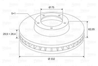 34116886478VL1 34116886478 34 11 6 886 478 6886478 197177  Brake Disc